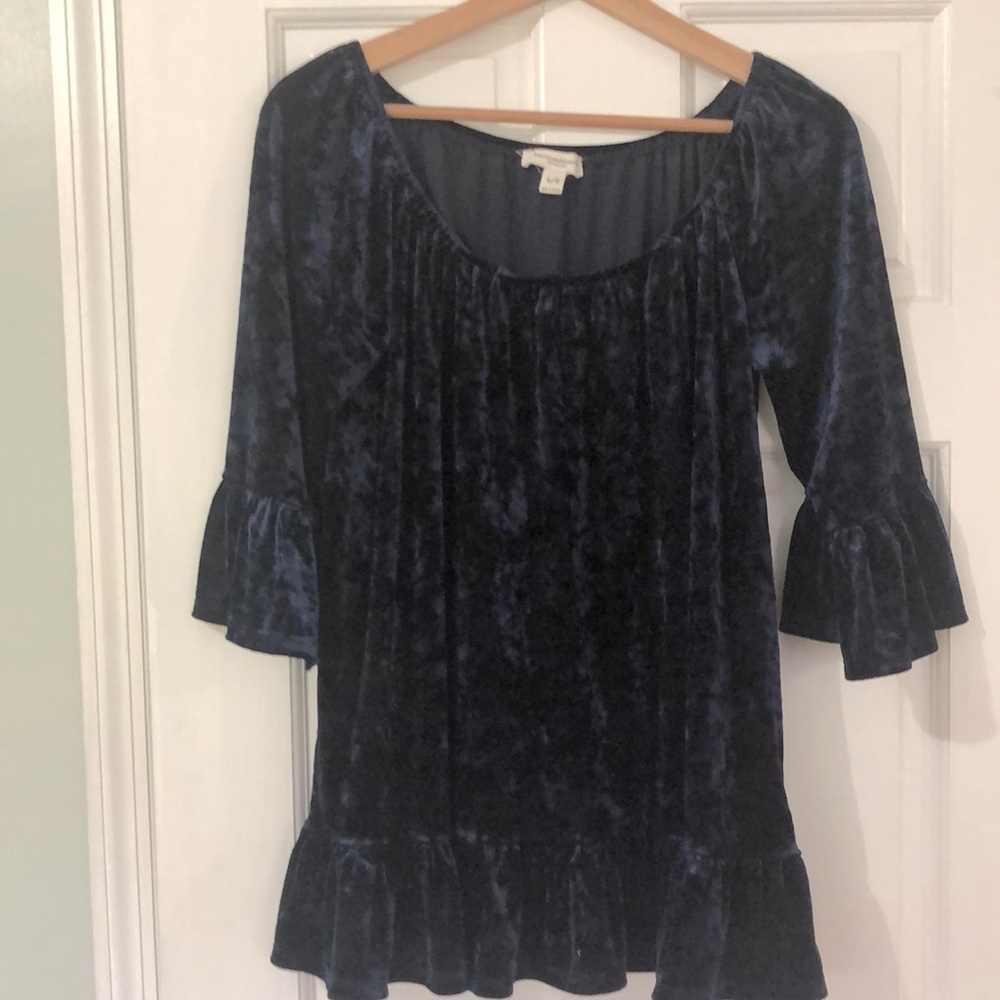 Beachlunchlounge Large Deep purple velvety Shirt  Large